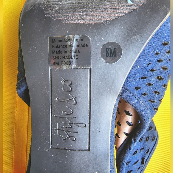 Women's Size 8 Peep Toe Wedge - Picture 4 of 4